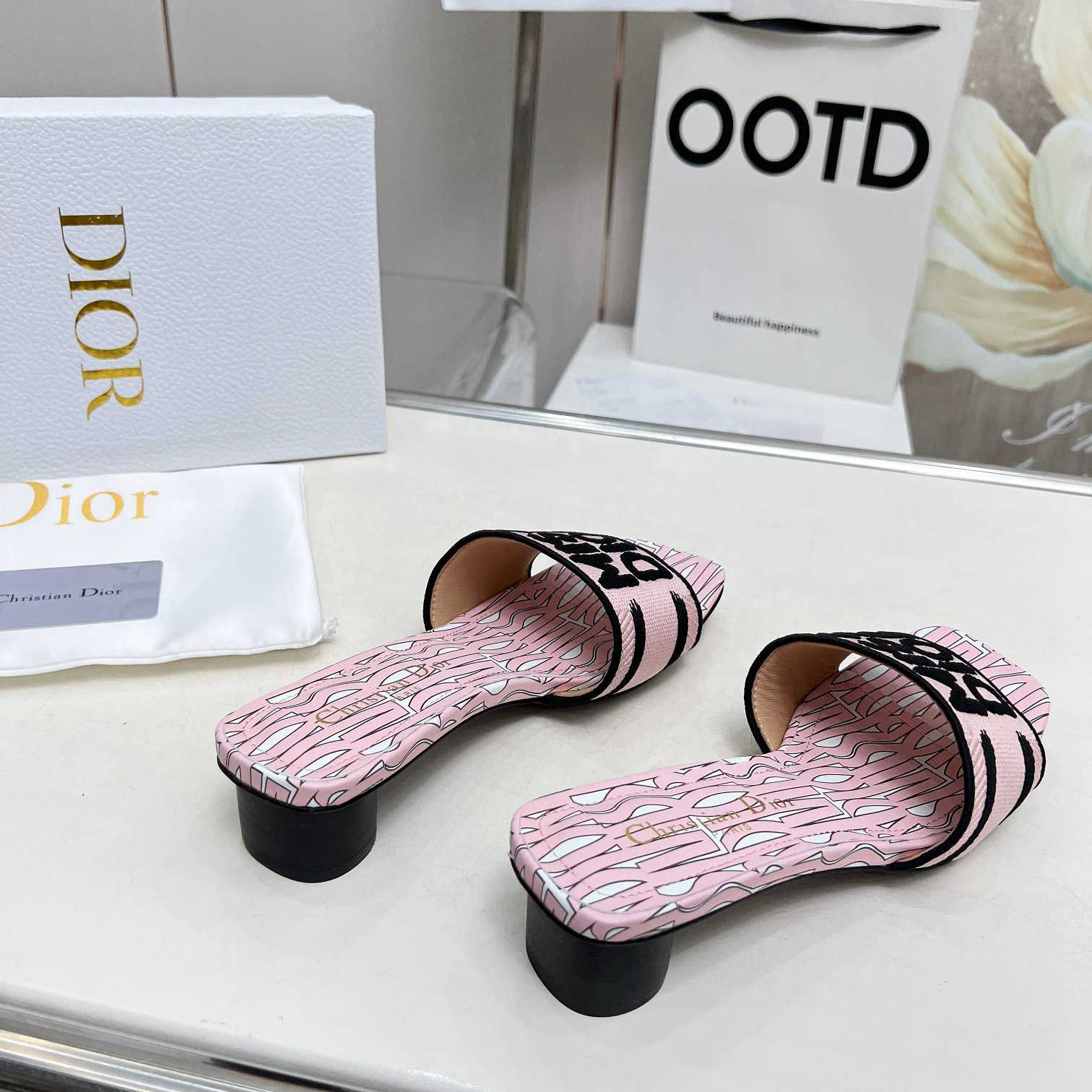 Dior Dway Heeled Slide - PerfectKickZ
