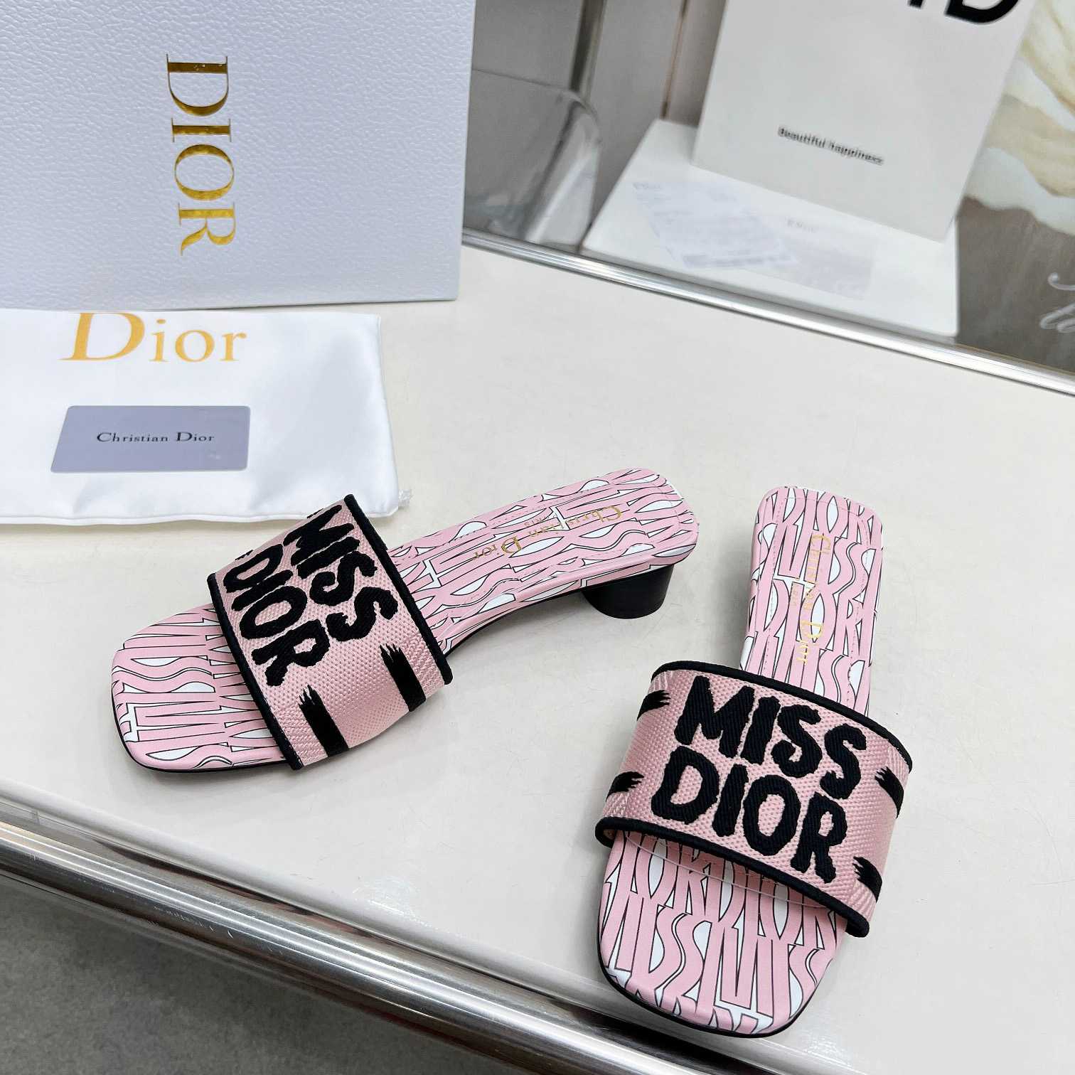 Dior Dway Heeled Slide - PerfectKickZ