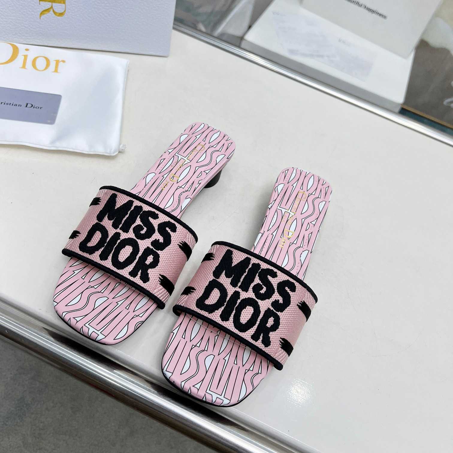 Dior Dway Heeled Slide - PerfectKickZ