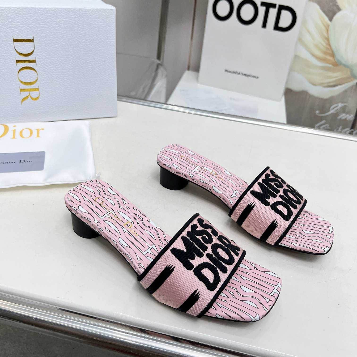 Dior Dway Heeled Slide - PerfectKickZ