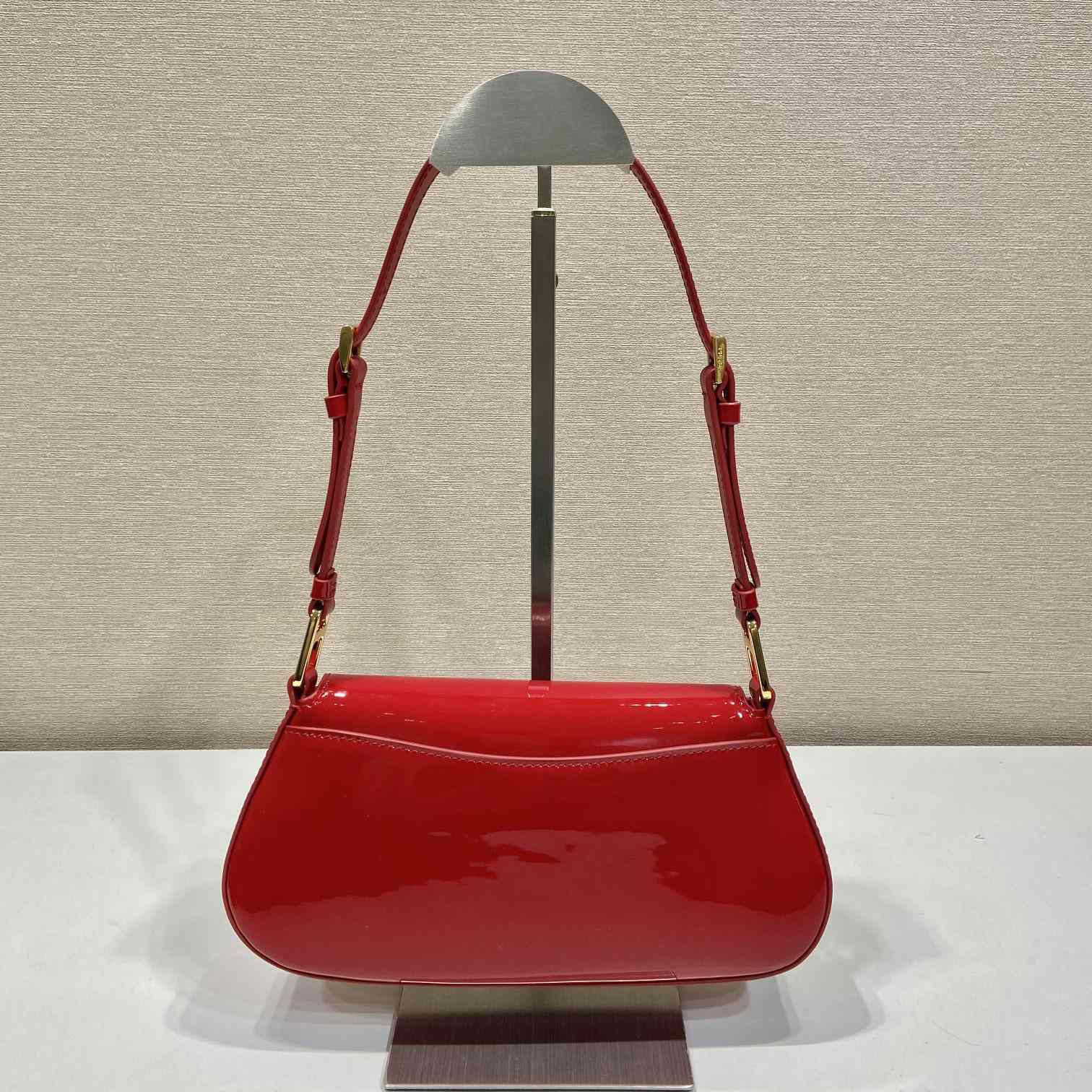 Prada Brushed Leather Shoulder Bag （24-11-4cm） - PerfectKickZ