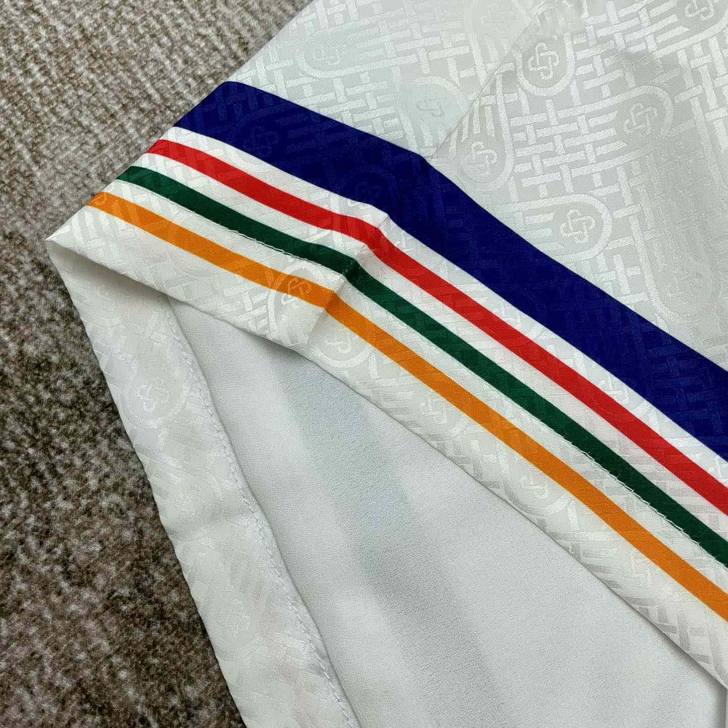 Casablanca Tennis Club Icon Silk Shorts   CA3481 - PerfectKickZ