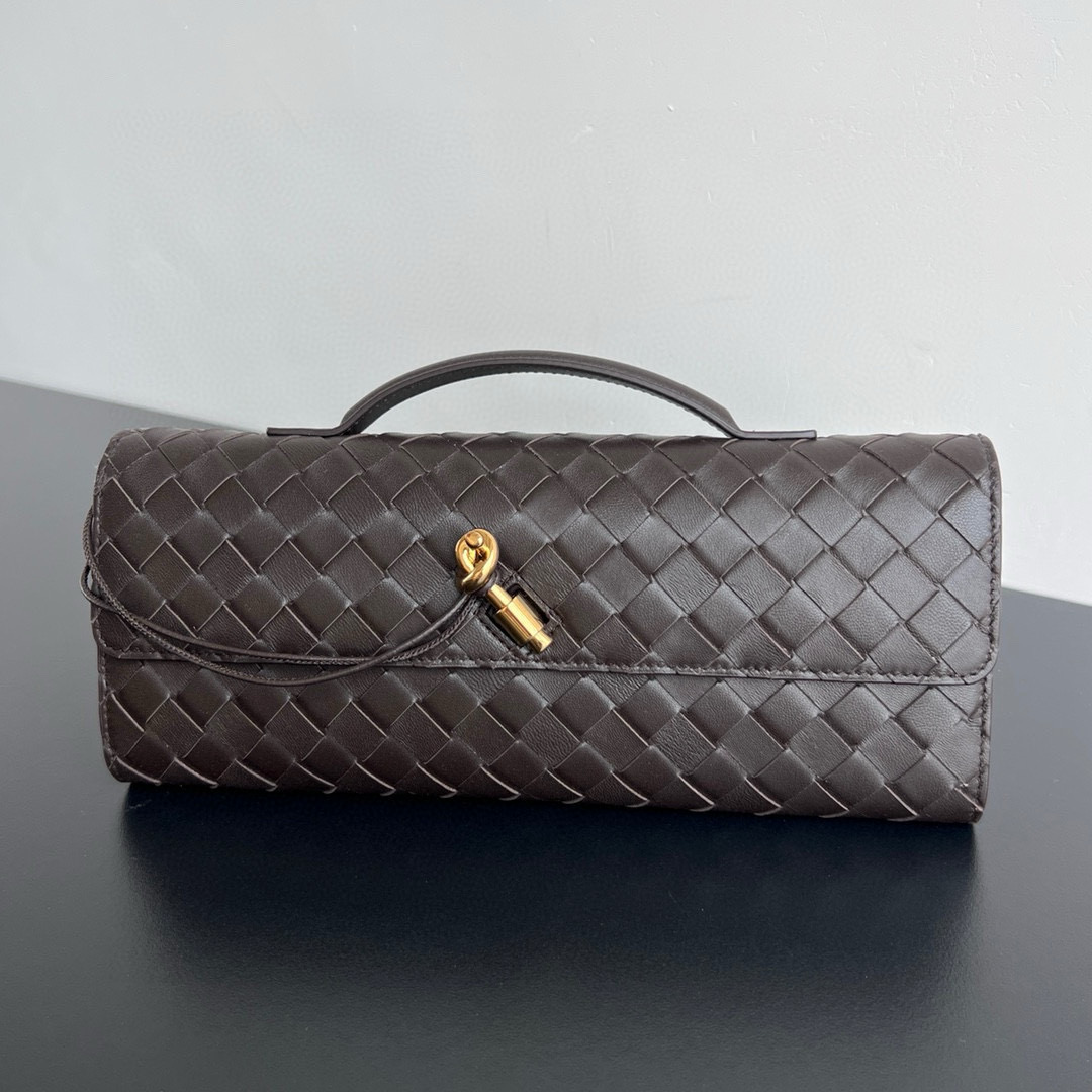 Bottega Veneta Long Clutch Andiamo With Handle - PerfectKickZ
