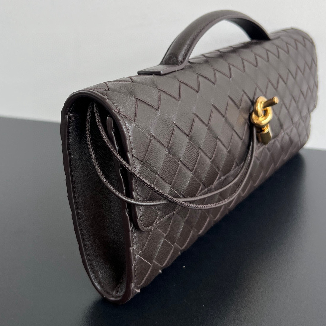 Bottega Veneta Long Clutch Andiamo With Handle - PerfectKickZ