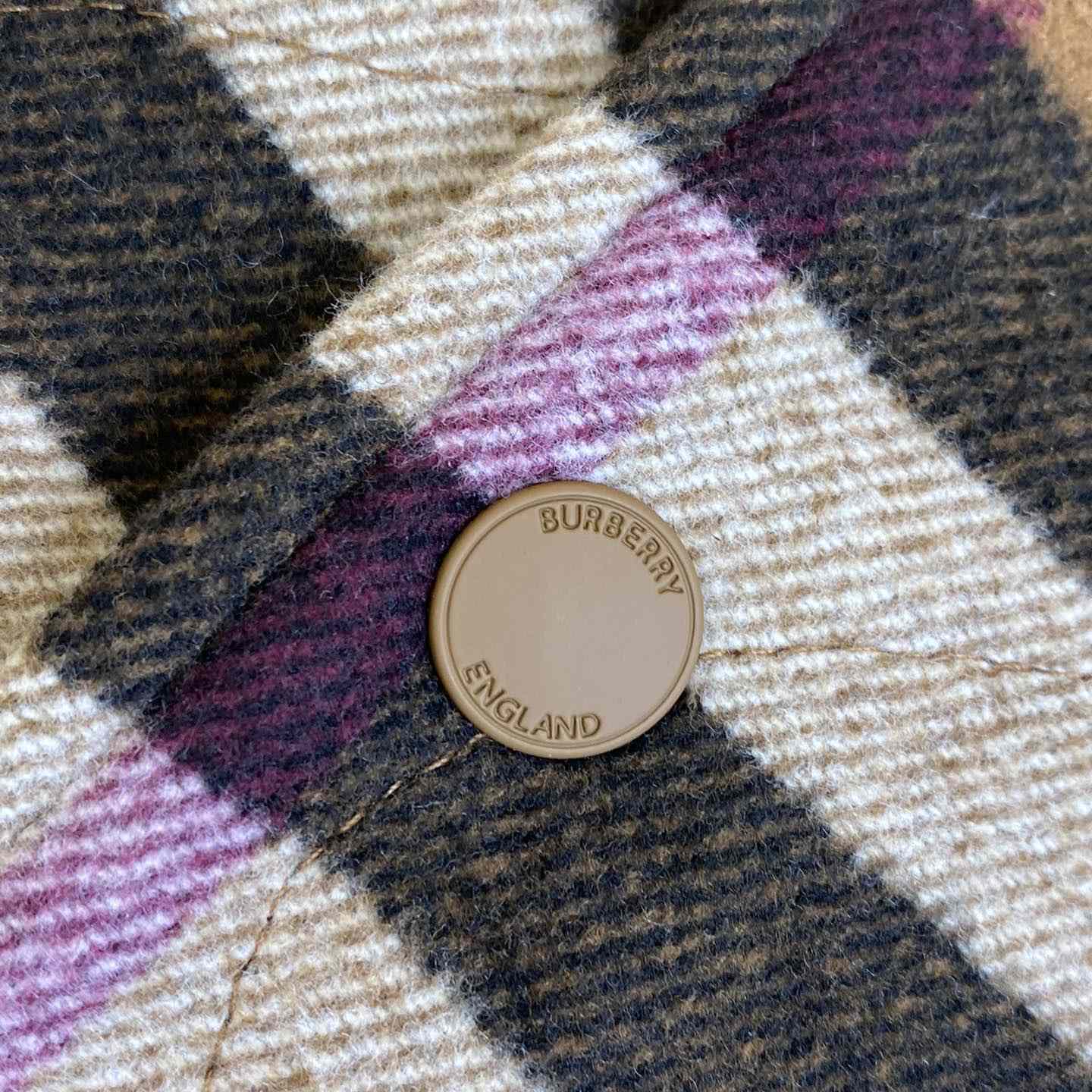 Burberry Check Wool Blend Bomber Jacket - PerfectKickZ