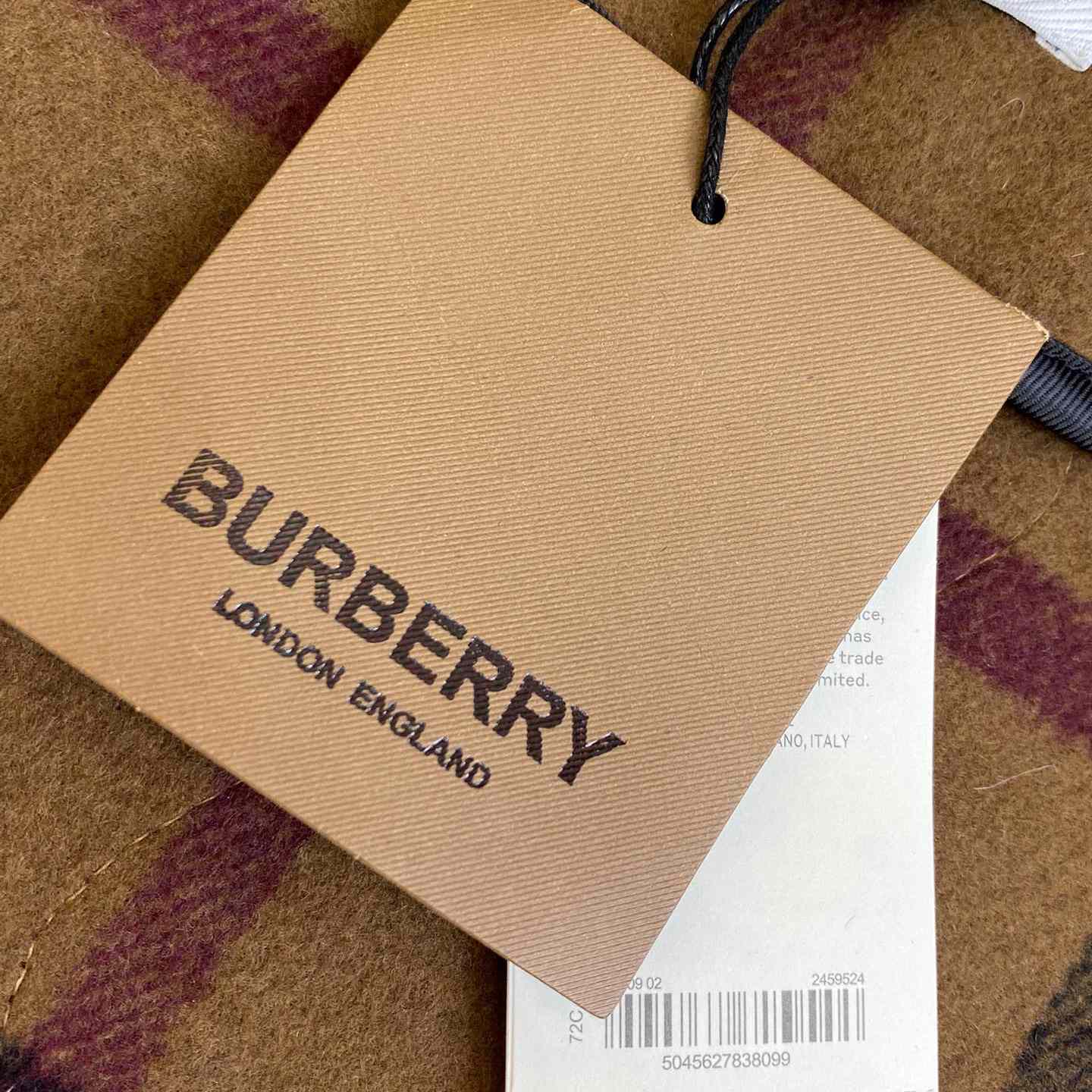 Burberry Check Wool Blend Bomber Jacket - PerfectKickZ