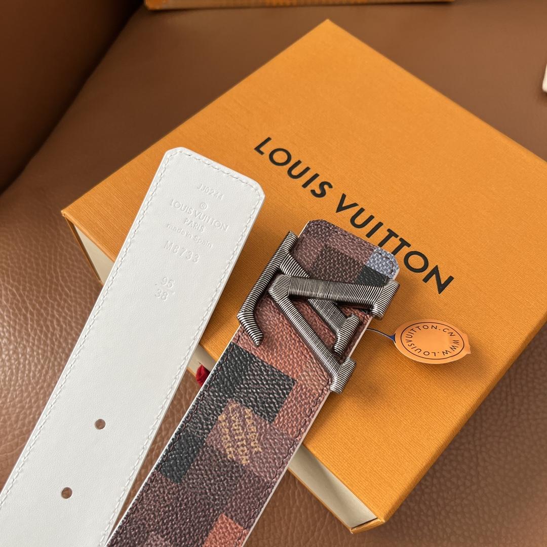 Louis Vuitton LV Initiales 40mm Reversible Belt - PerfectKickZ