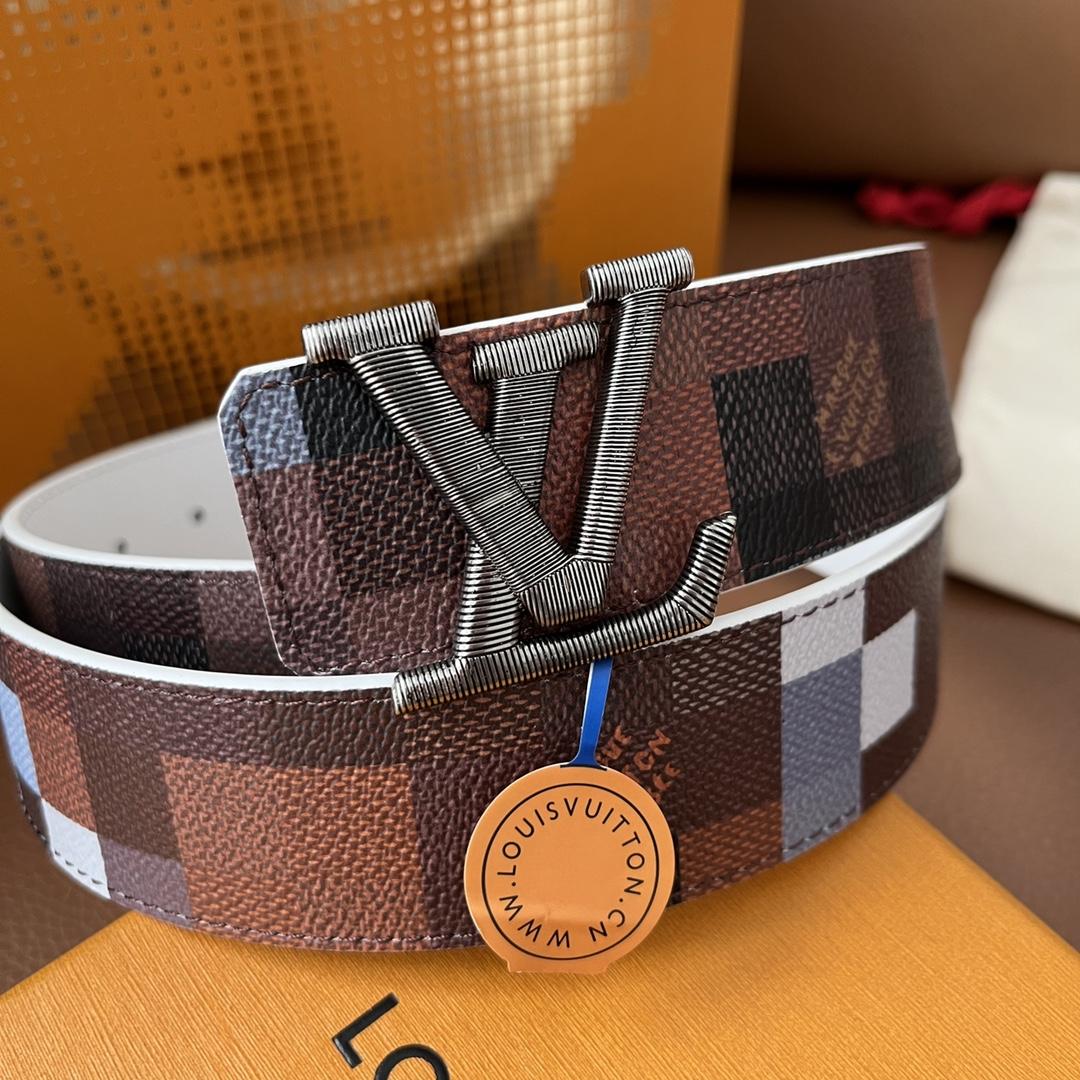 Louis Vuitton LV Initiales 40mm Reversible Belt - PerfectKickZ