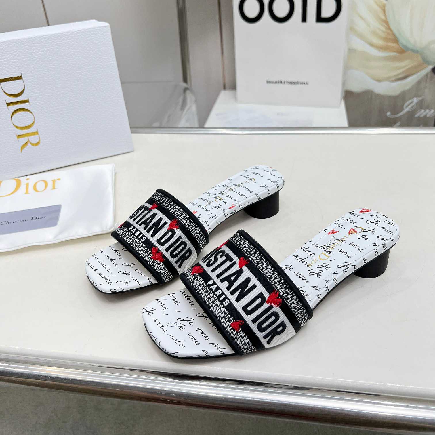 Dior Dway Heeled Slide - PerfectKickZ