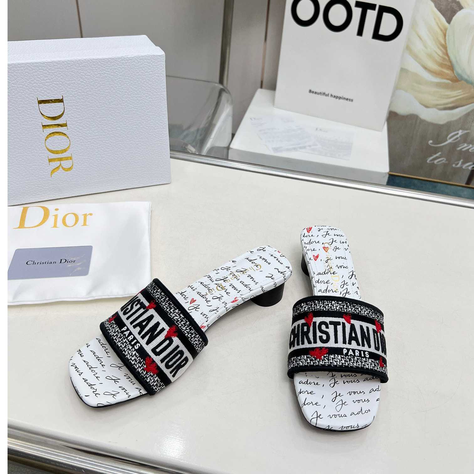Dior Dway Heeled Slide - PerfectKickZ