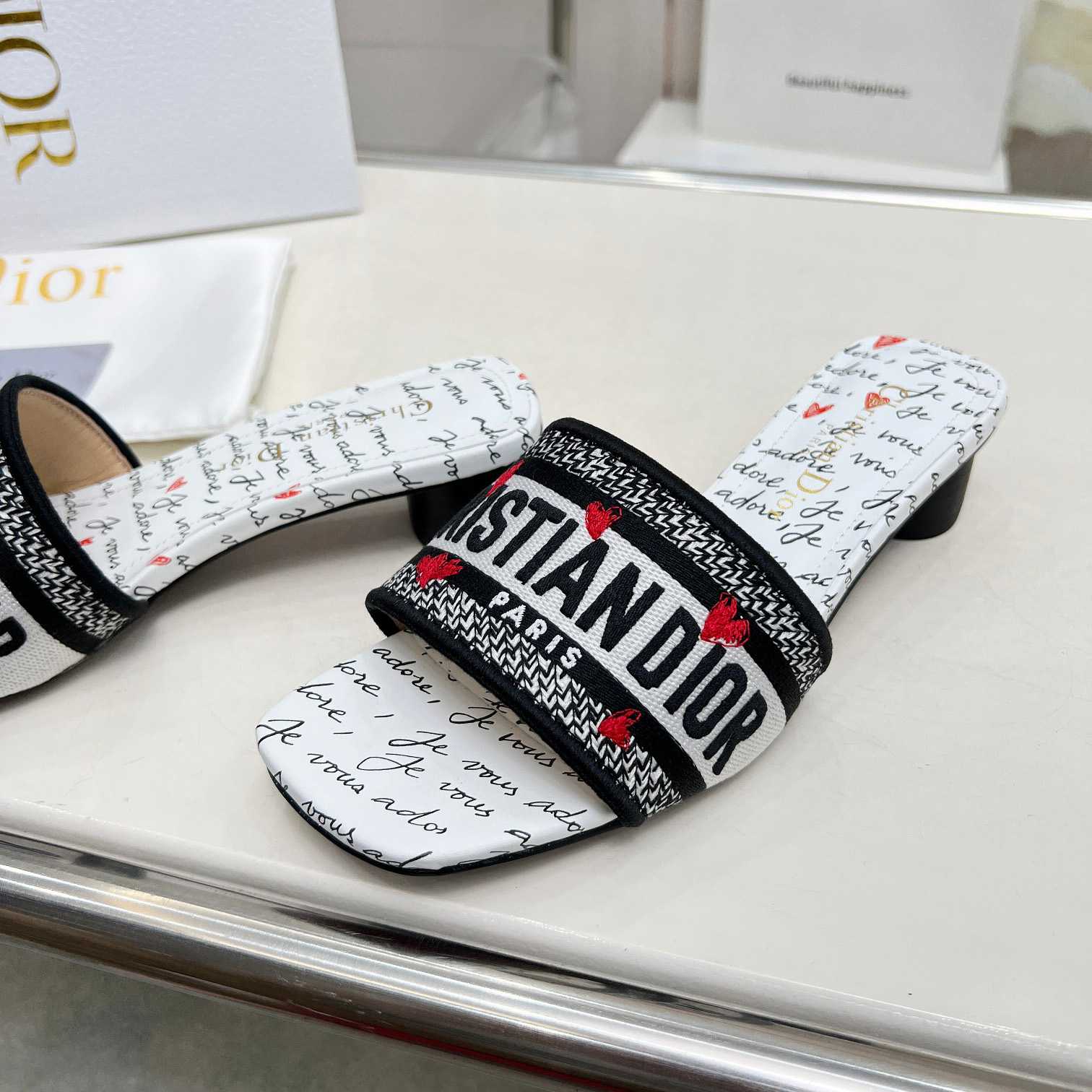 Dior Dway Heeled Slide - PerfectKickZ