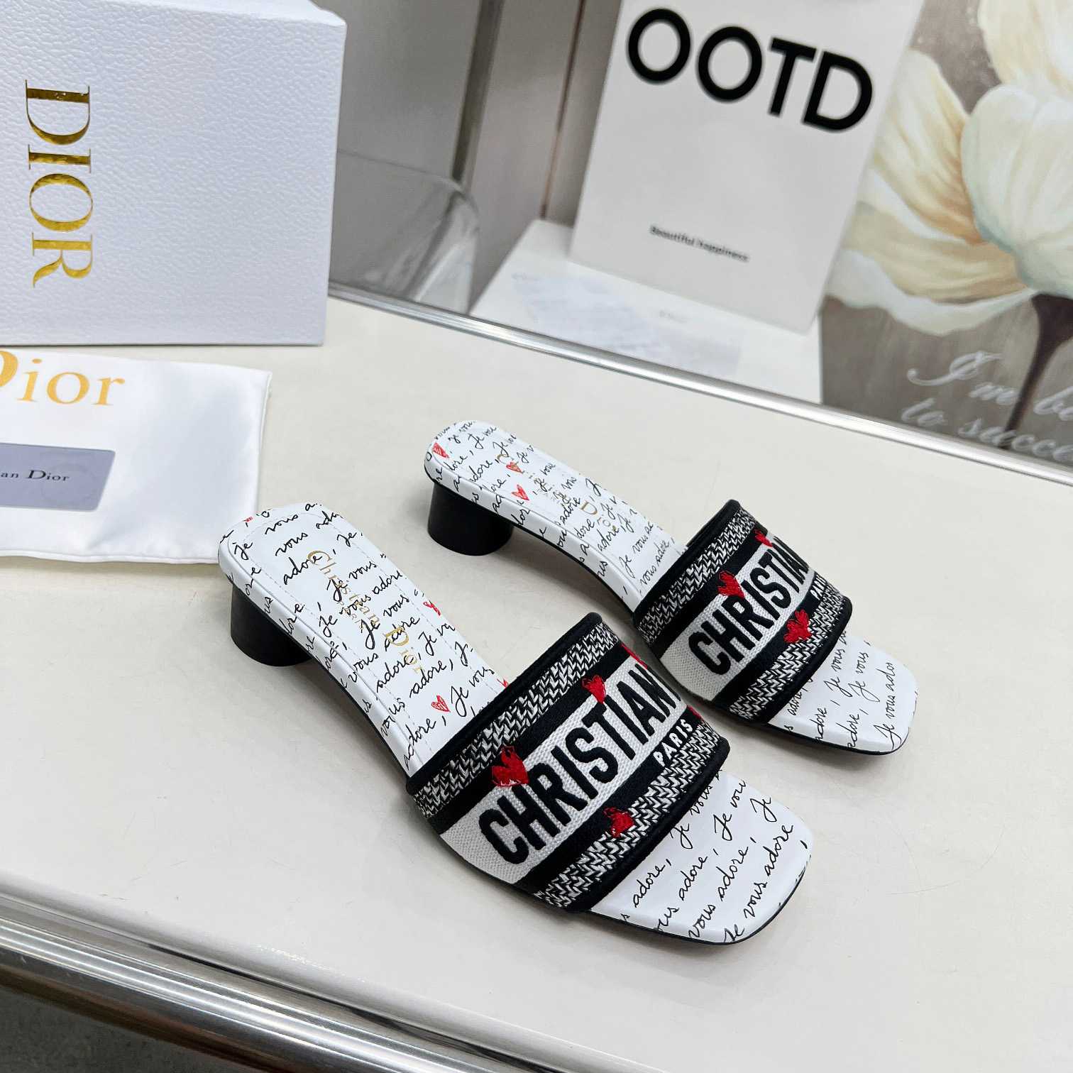 Dior Dway Heeled Slide - PerfectKickZ