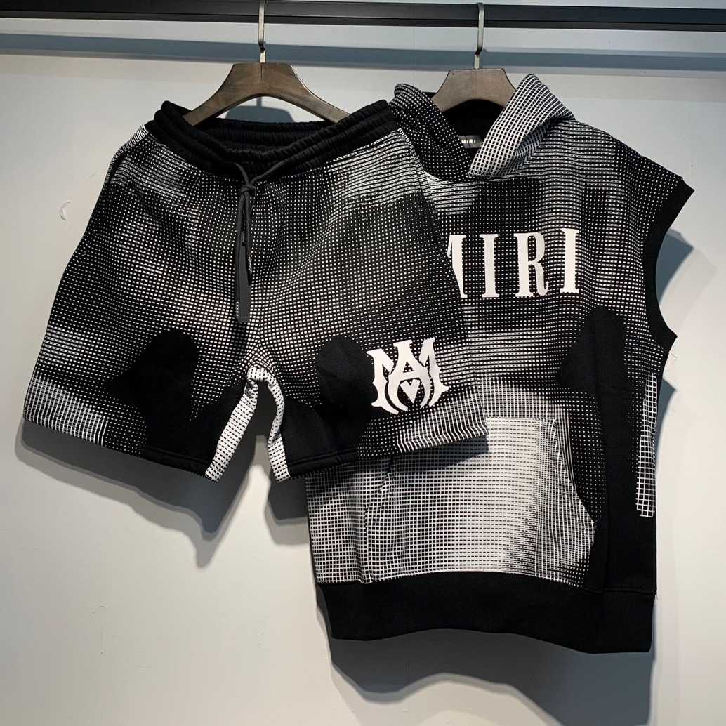 Amiri Hooded Tee & Shorts - PerfectKickZ