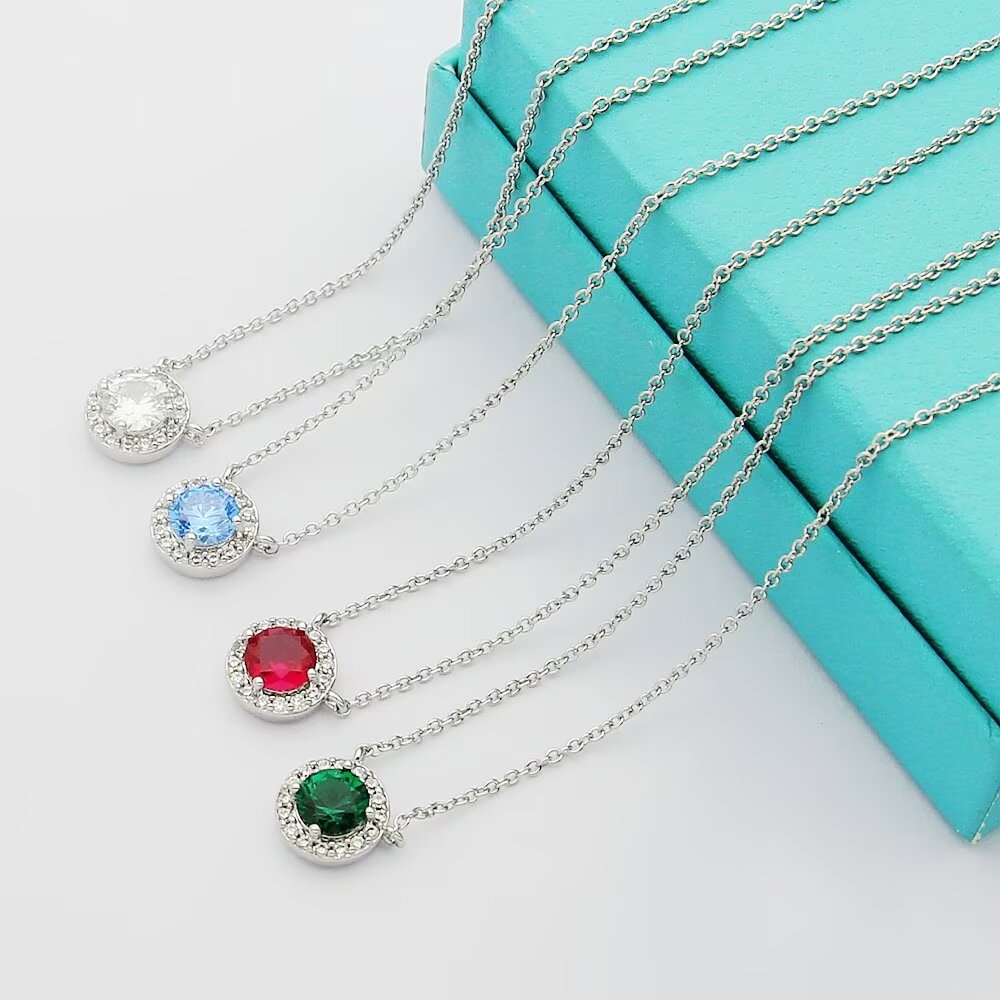 Tiffany Soleste Pendant Necklaces - PerfectKickZ