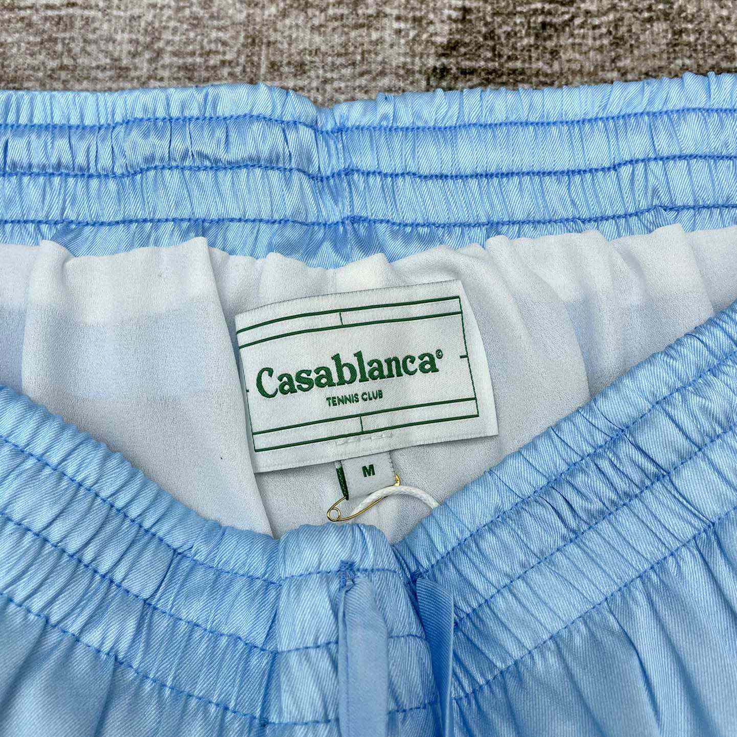 Casablanca Silk Shorts With Drawstrings    CA3487 - PerfectKickZ