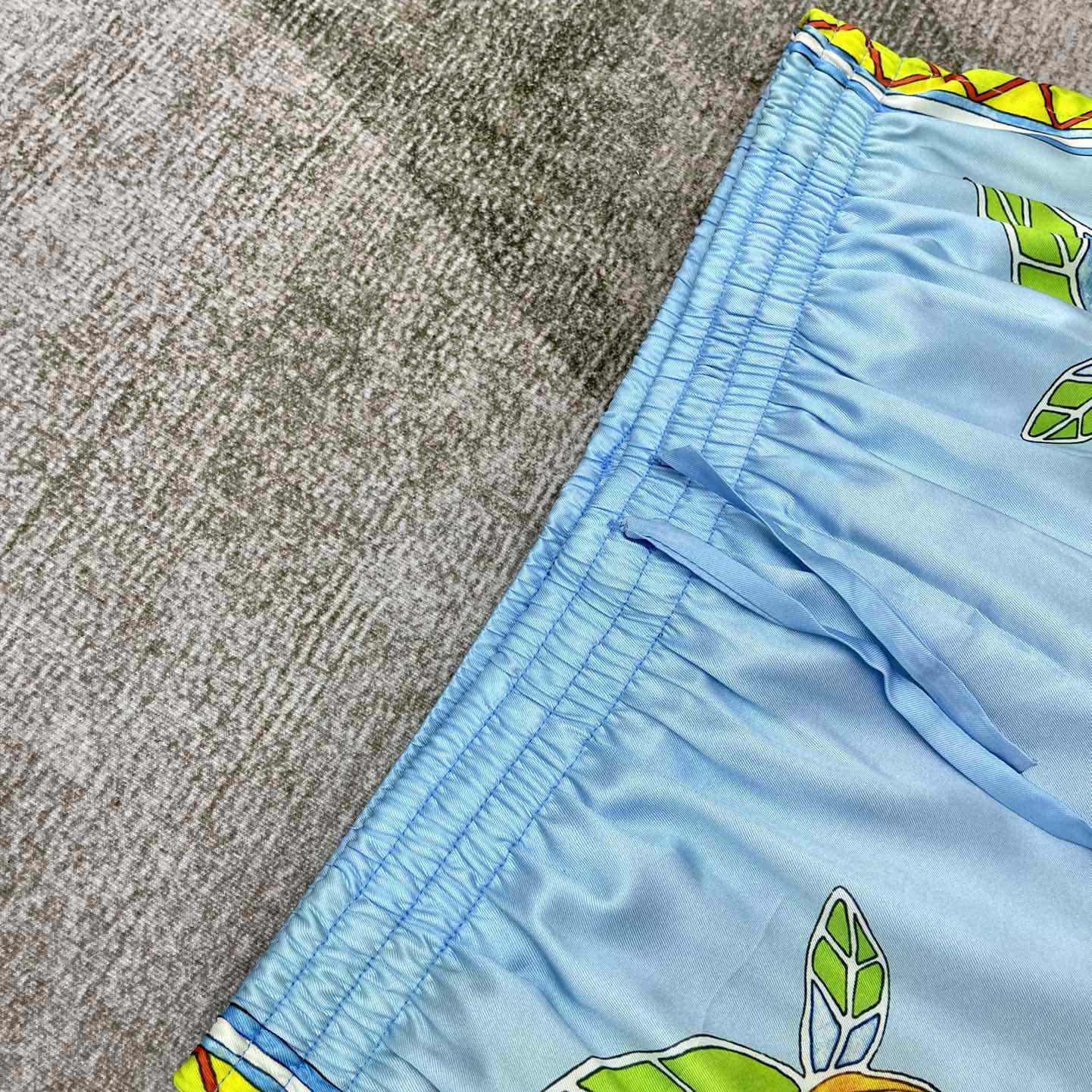 Casablanca Silk Shorts With Drawstrings    CA3487 - PerfectKickZ