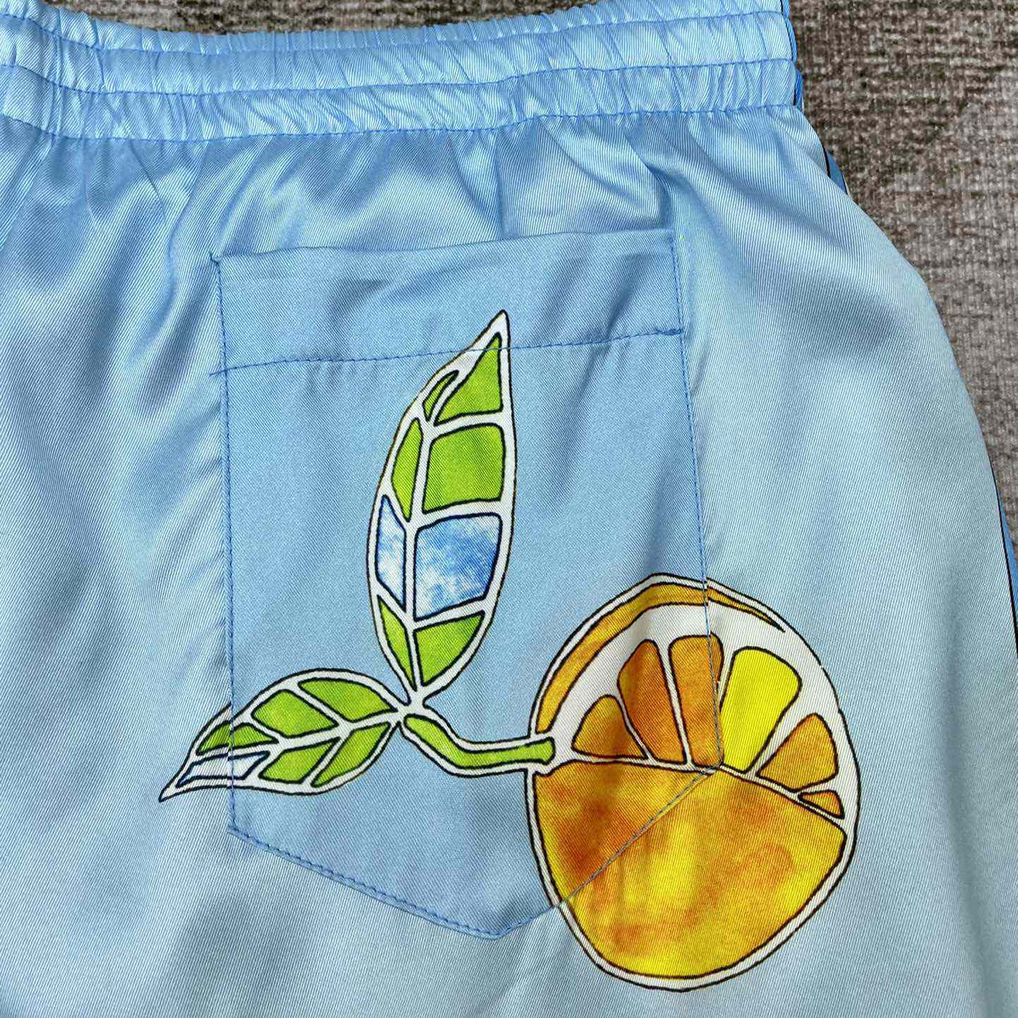 Casablanca Silk Shorts With Drawstrings    CA3487 - PerfectKickZ