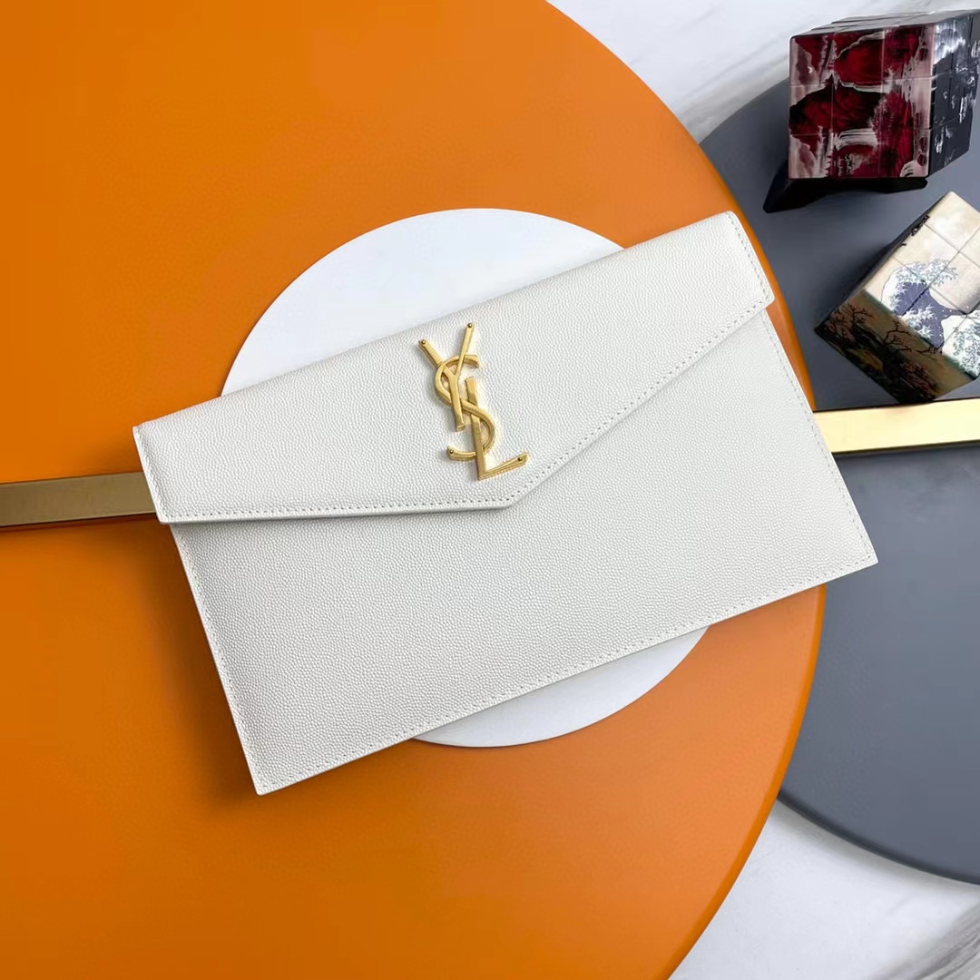 Saint Laurent Medium Monogram Clutch   - PerfectKickZ