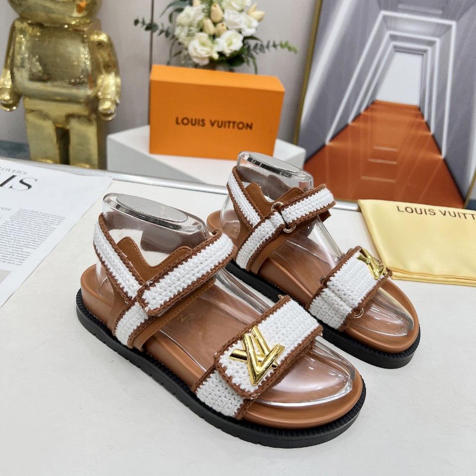 Louis Vuitton LV Sunset Flat Comfort Sandal    - PerfectKickZ