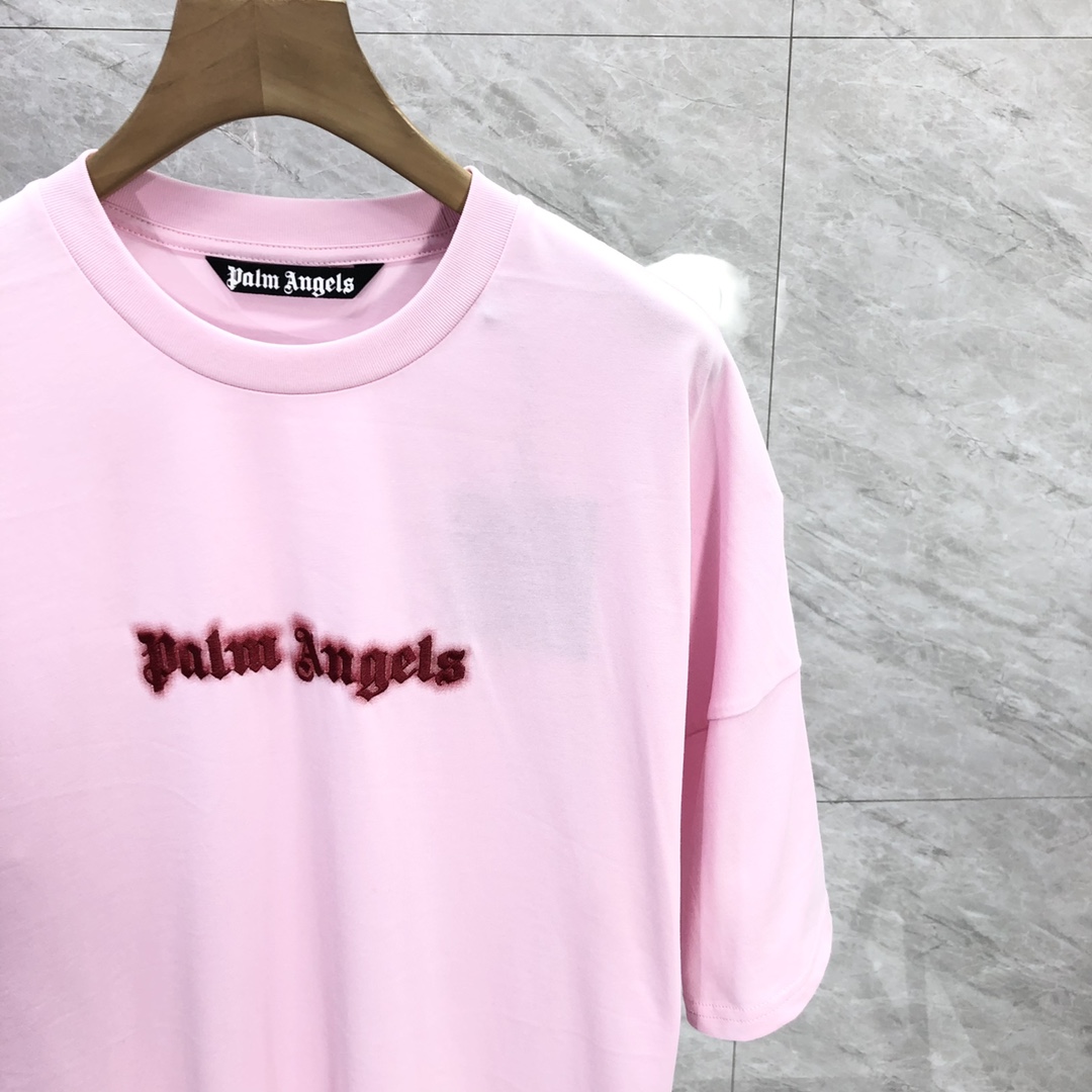 Palm Angels Neon Logo T-Shirt  - PerfectKickZ