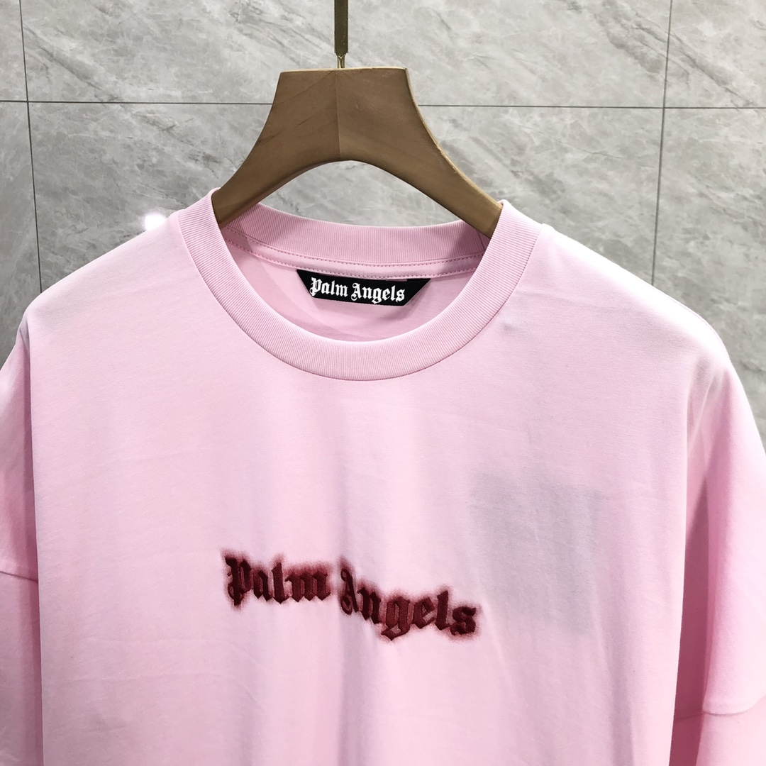 Palm Angels Neon Logo T-Shirt  - PerfectKickZ
