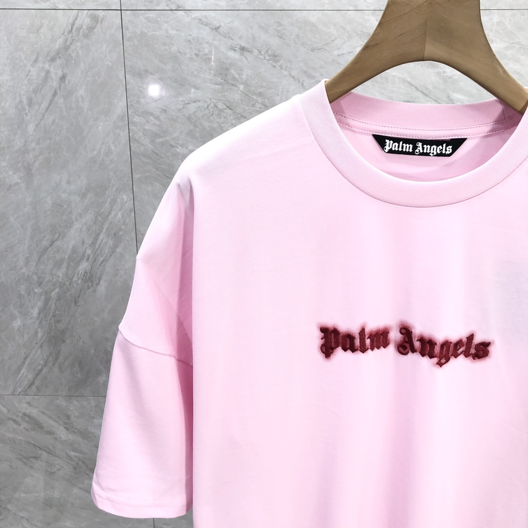 Palm Angels Neon Logo T-Shirt  - PerfectKickZ