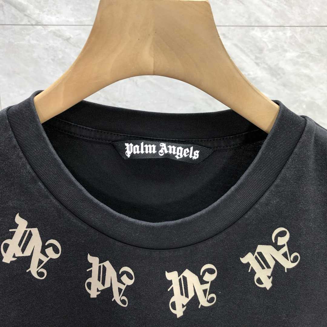 Palm Angels Statement Monogram T-Shirt  - PerfectKickZ