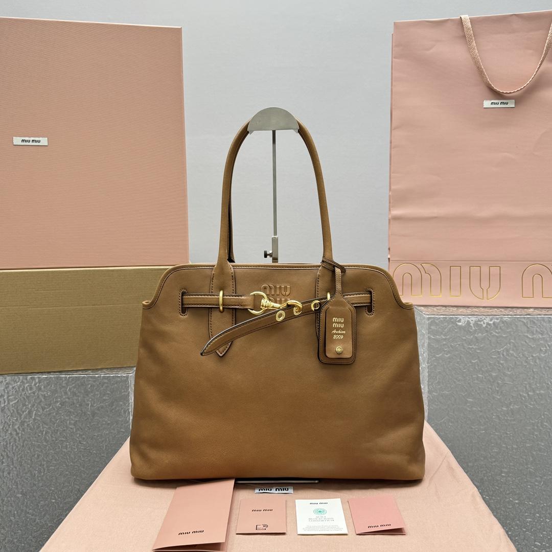 Miu Miu Aventure Nappa Leather Bag - PerfectKickZ