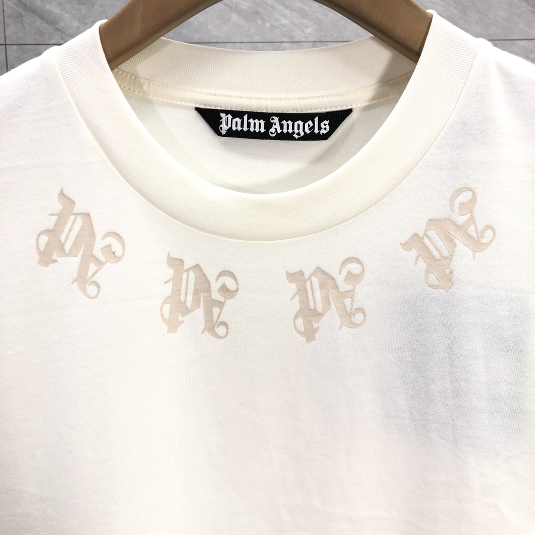 Palm Angels Statement Monogram T-Shirt  - PerfectKickZ