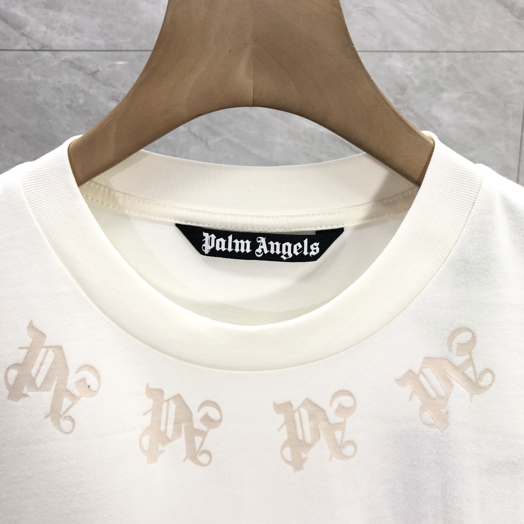 Palm Angels Statement Monogram T-Shirt  - PerfectKickZ