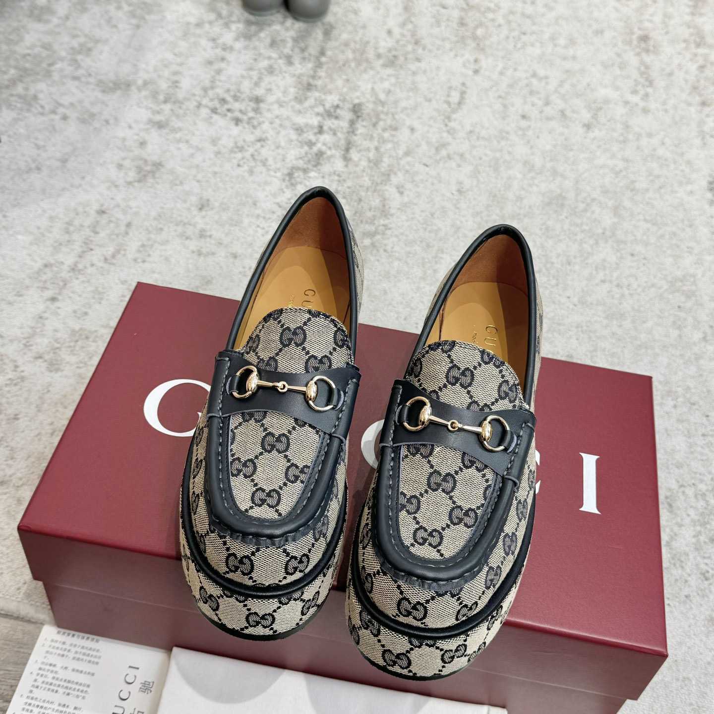 Gucci Women's Horsebit Wedge Loafer - PerfectKickZ