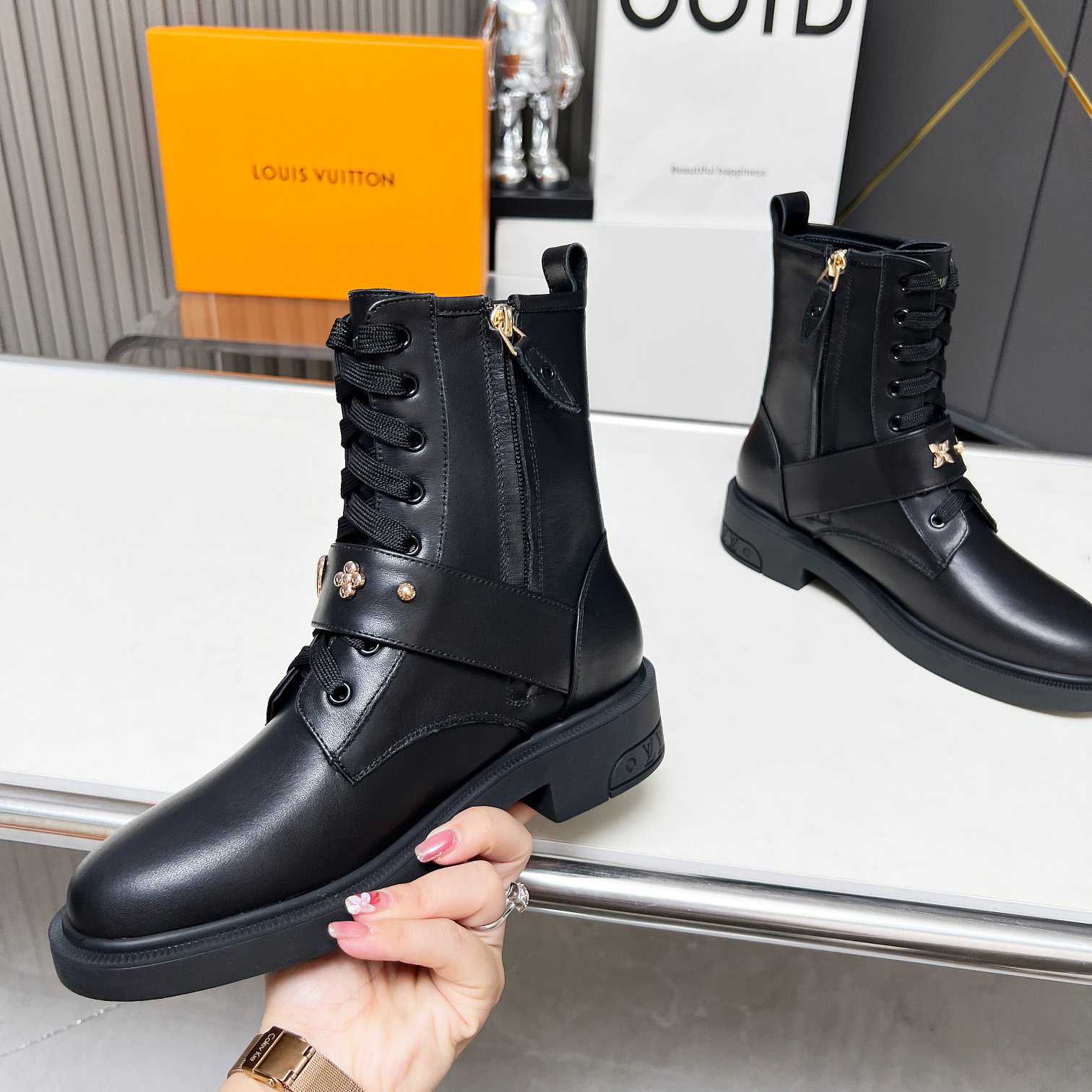 Louis Vuitton Citizen Flat Ranger Boot   - PerfectKickZ
