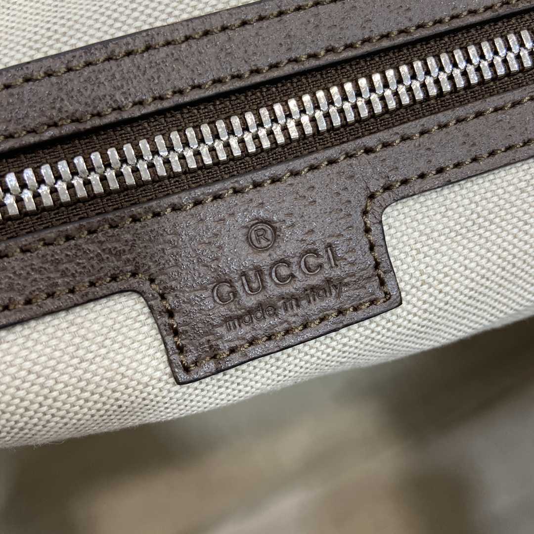 Gucci Canvas Tote Bag With Embossed Detail  （48-48-17cm） - PerfectKickZ