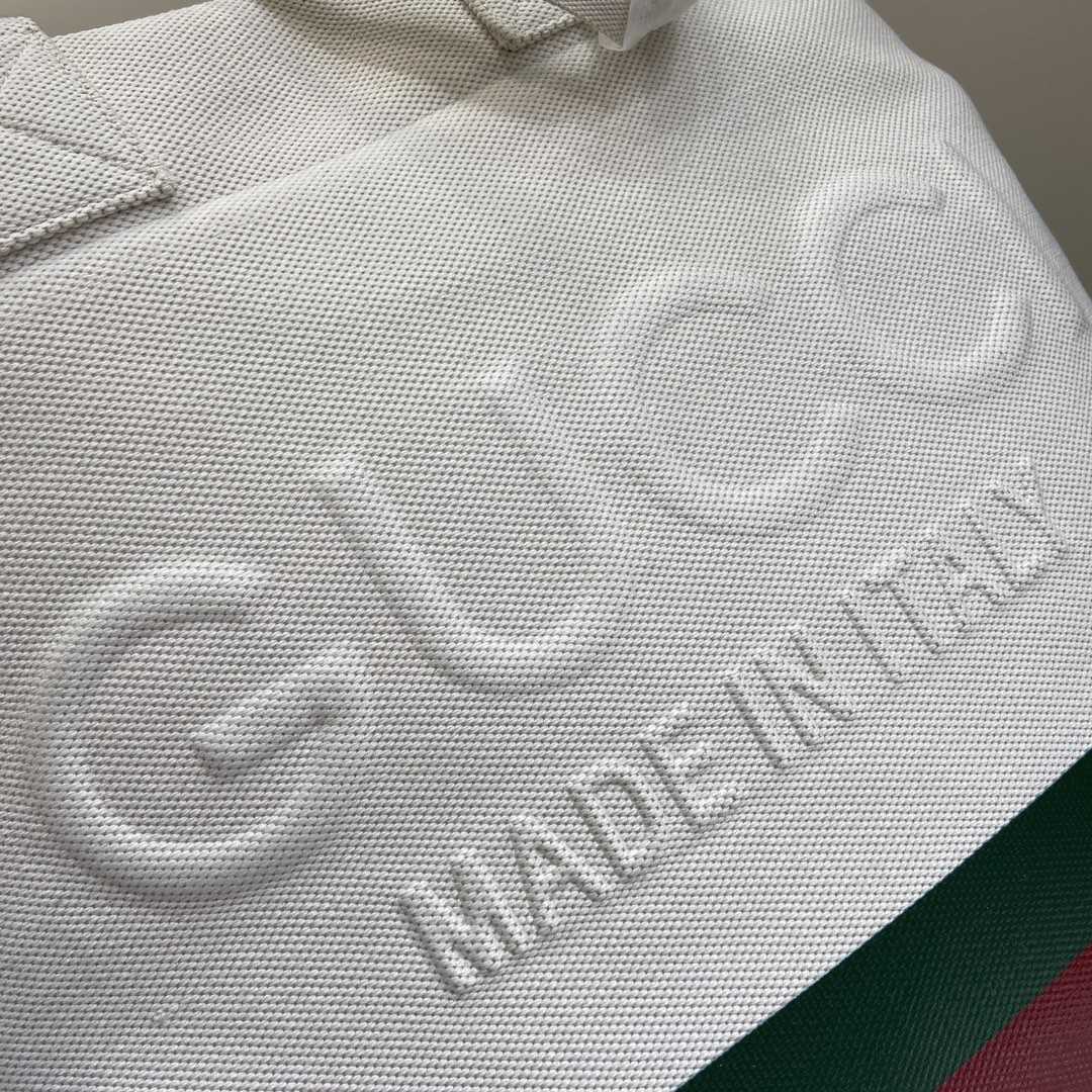Gucci Canvas Tote Bag With Embossed Detail  （48-48-17cm） - PerfectKickZ