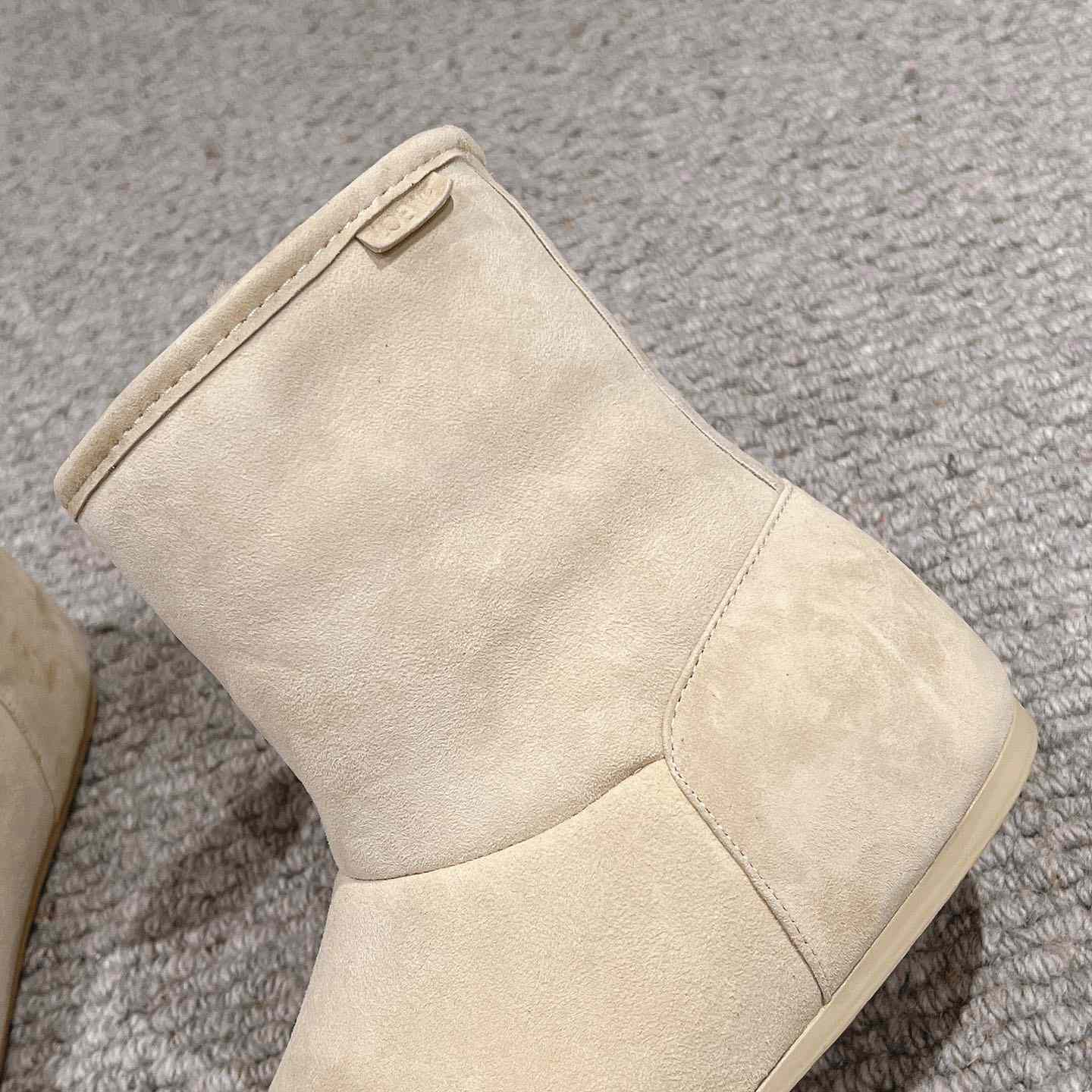 Loewe Lago Boot In Suede And Shearling - PerfectKickZ