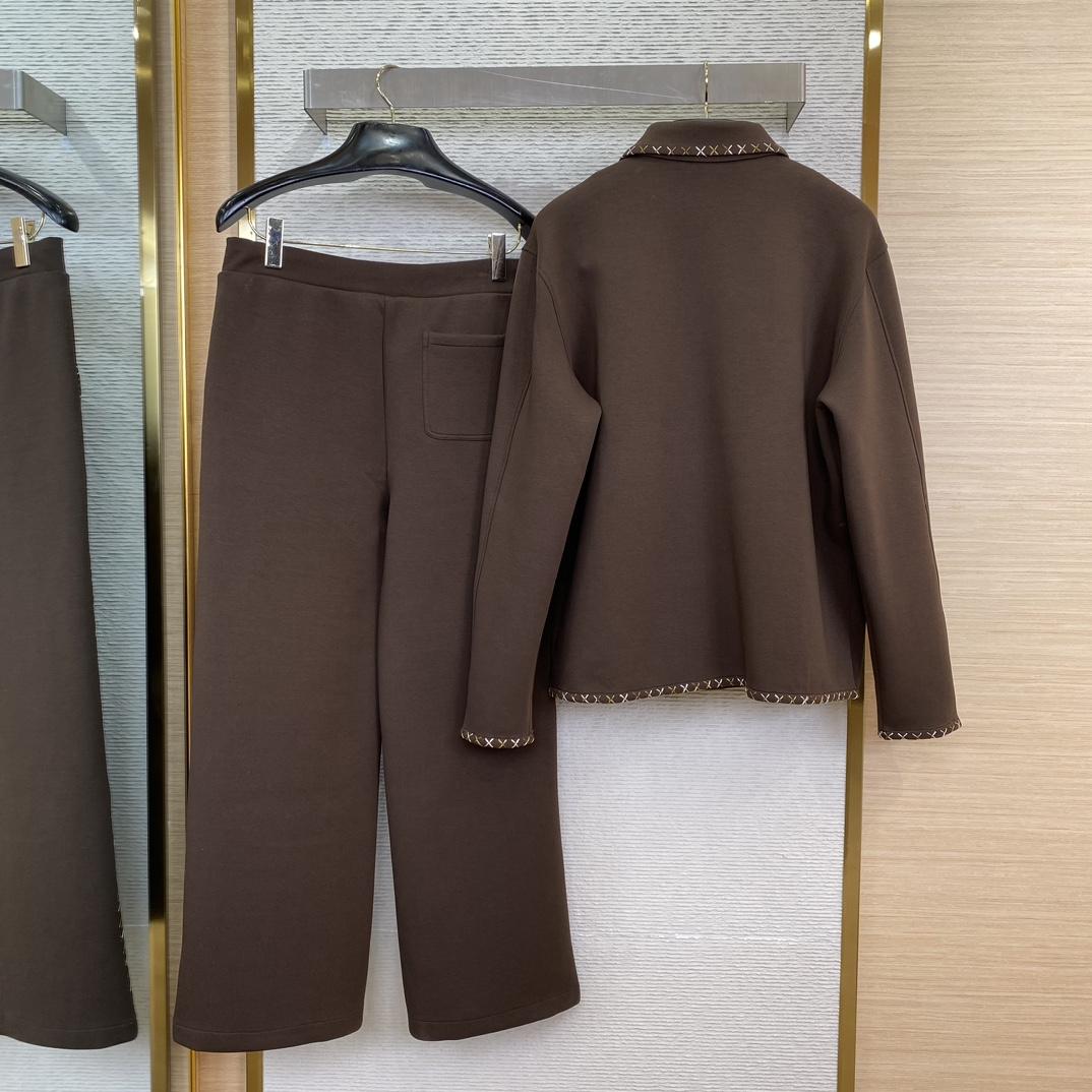 Louis Vuitton Embroidered Cotton Workwear Jacket & Drawstring Pants - PerfectKickZ