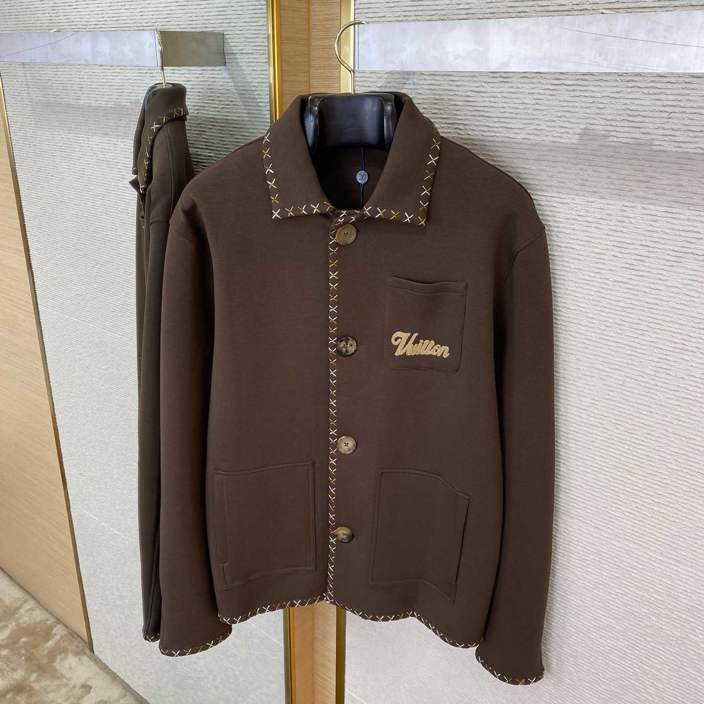 Louis Vuitton Embroidered Cotton Workwear Jacket & Drawstring Pants - PerfectKickZ