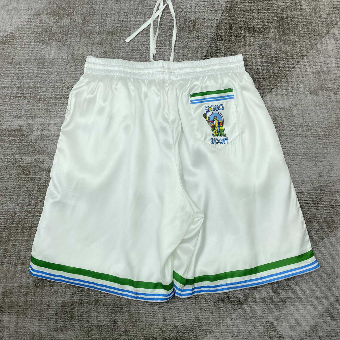 Casablanca Le Jeu Silk Shorts  CA3477 - PerfectKickZ