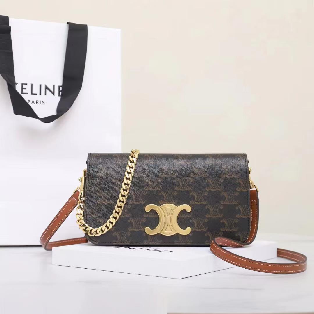 Celine Multipochette In Triomphe Canvas And Calfskin - PerfectKickZ