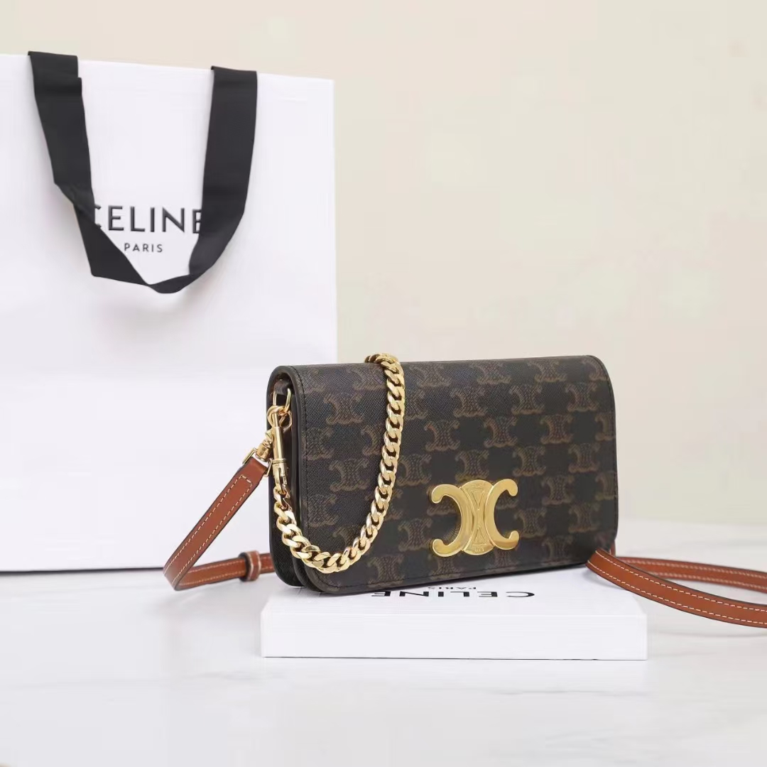 Celine Multipochette In Triomphe Canvas And Calfskin - PerfectKickZ