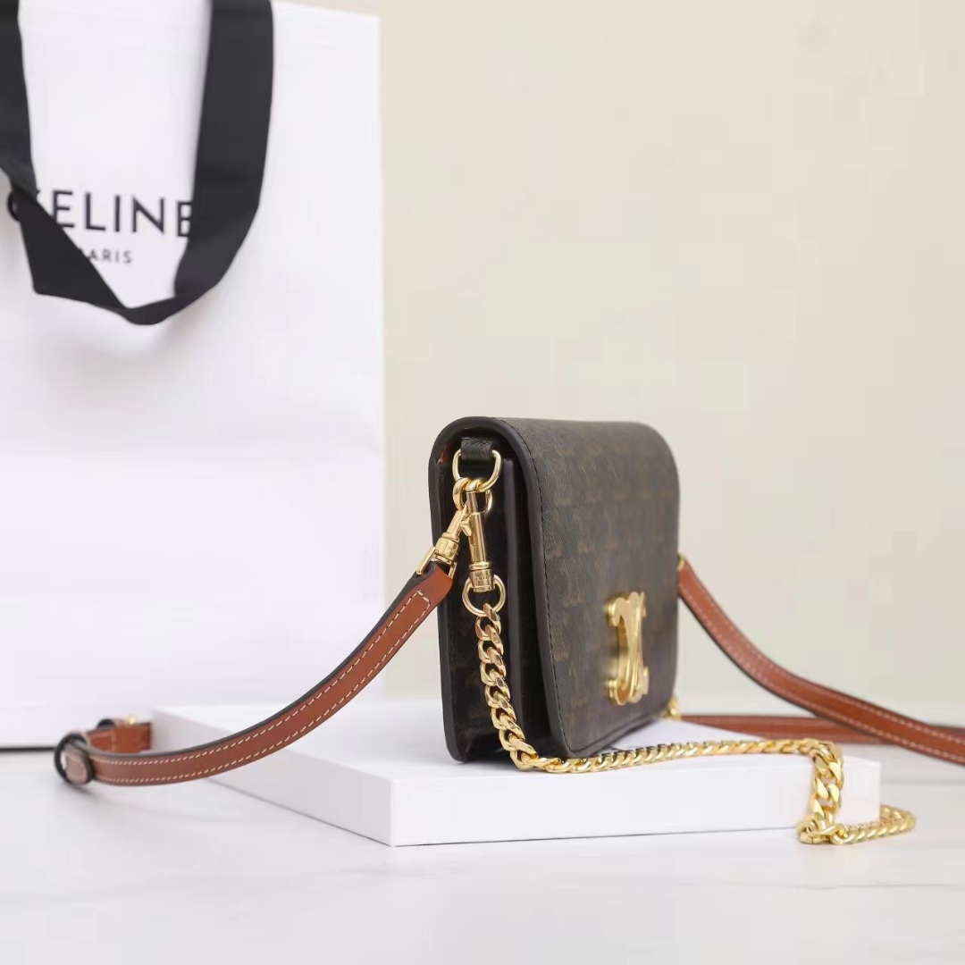 Celine Multipochette In Triomphe Canvas And Calfskin - PerfectKickZ