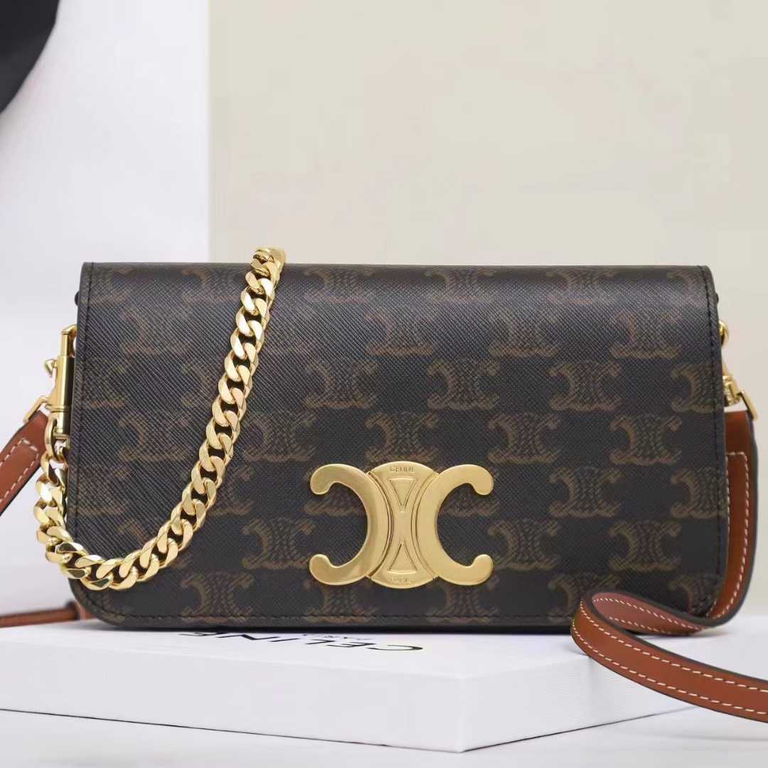 Celine Multipochette In Triomphe Canvas And Calfskin - PerfectKickZ