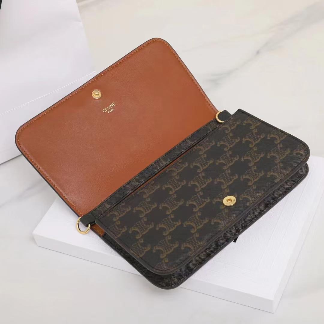Celine Multipochette In Triomphe Canvas And Calfskin - PerfectKickZ