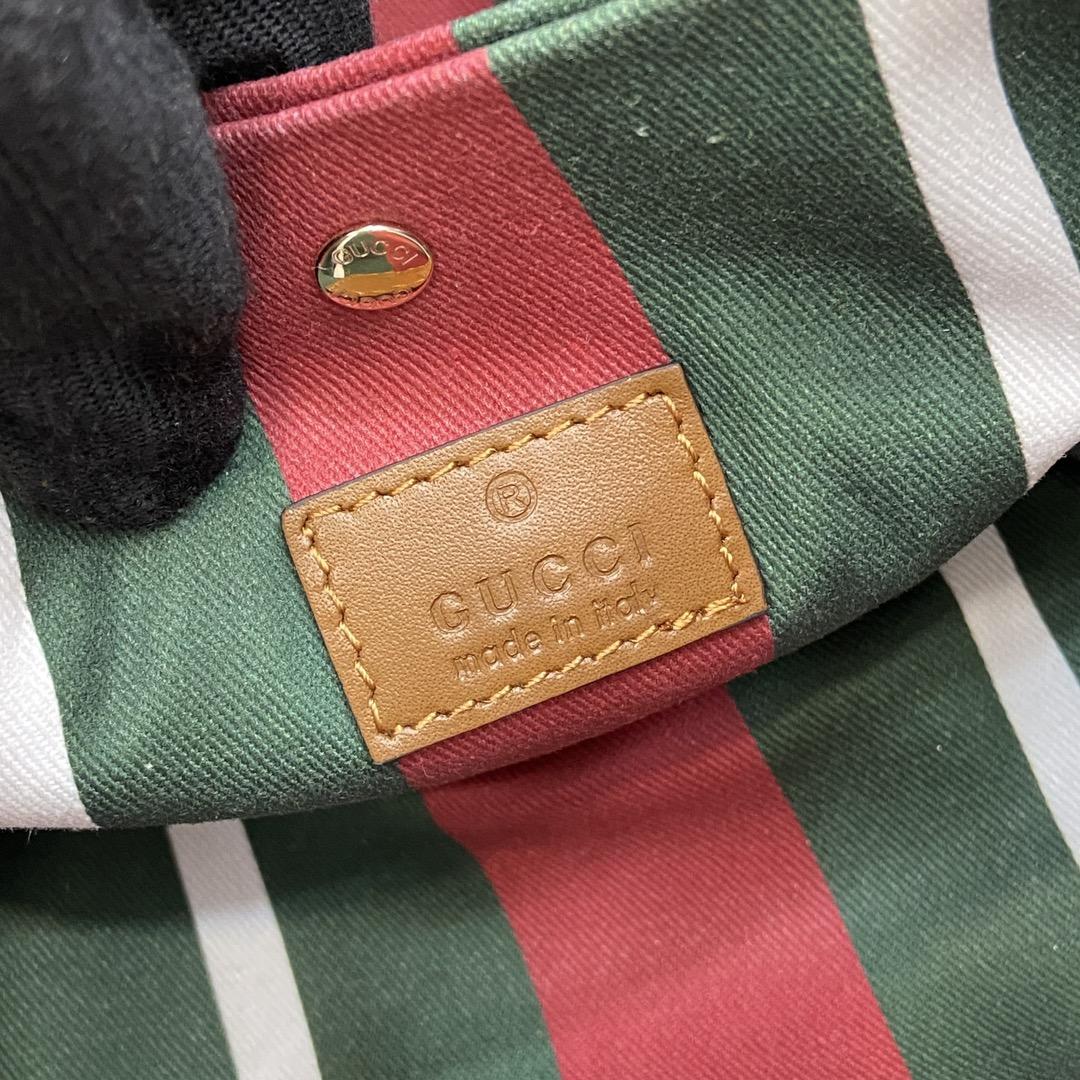 Gucci GG Emblem Mini Bucket Bag - PerfectKickZ