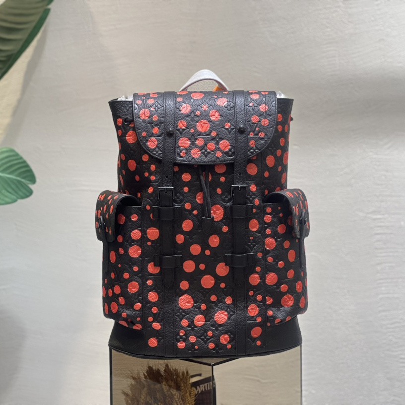 Louis Vuitton X Yayoi Kusama Infinity Dots Christopher Backpack  - PerfectKickZ