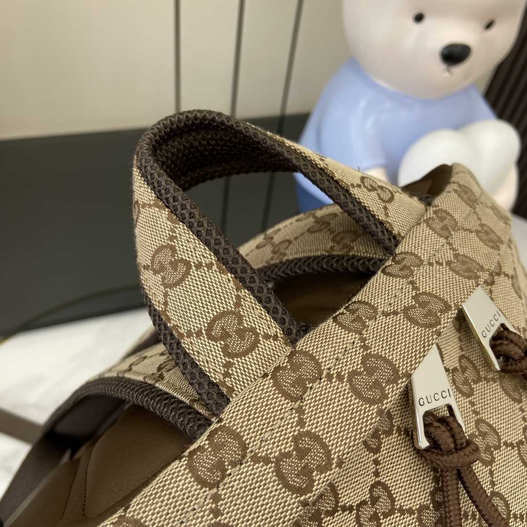 Gucci Large Backpack With Gucci Logo - PerfectKickZ