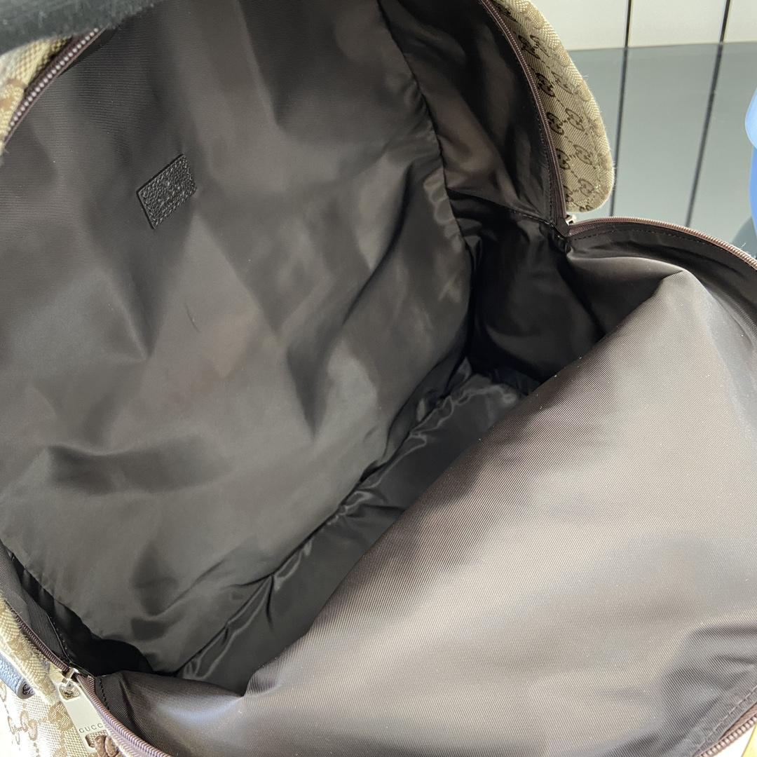 Gucci Large Backpack With Gucci Logo - PerfectKickZ