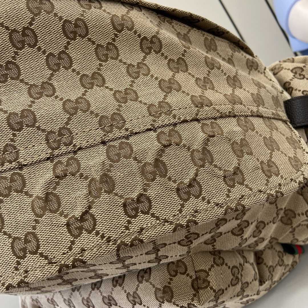 Gucci Large Backpack With Gucci Logo - PerfectKickZ