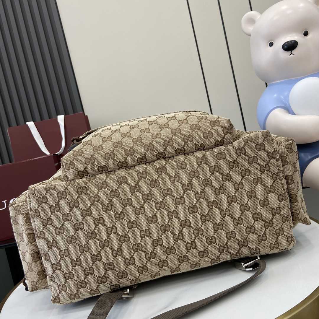Gucci Large Backpack With Gucci Logo - PerfectKickZ