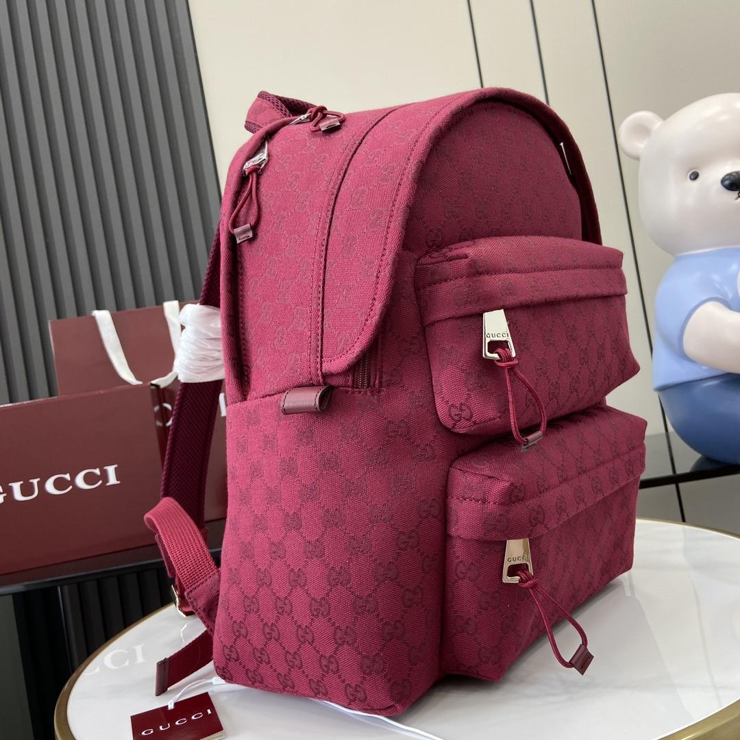 Gucci Medium Backpack With Gucci Logo - PerfectKickZ